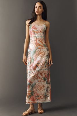 ALÉMAIS Toucan Tango Cotton Midi Dress | Anthropologie