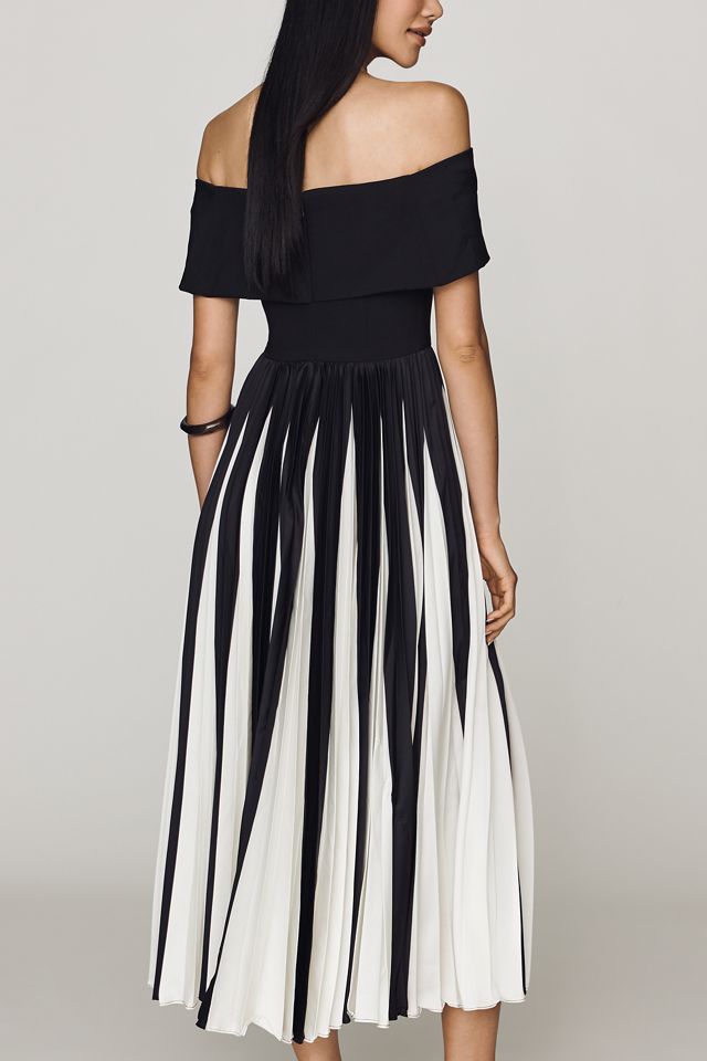 Hutch Off-Shoulder Twofer Midi Dress #2
