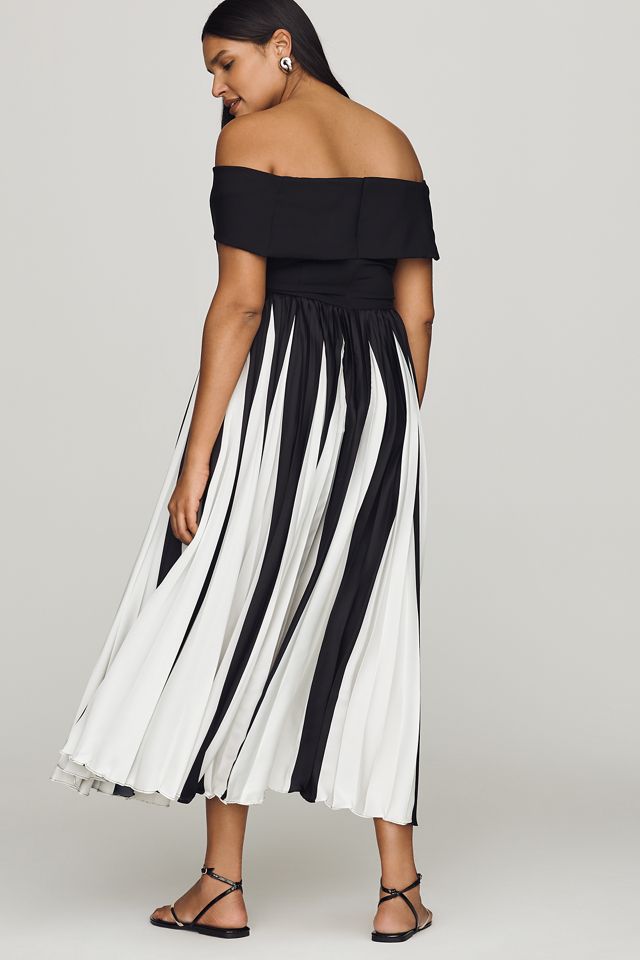 Hutch Off-Shoulder Twofer Midi Dress #7