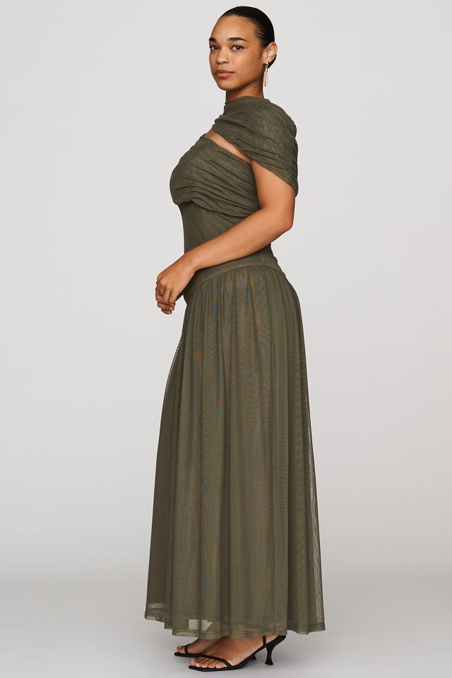 Hutch Pasha Mesh Maxi Dress #6