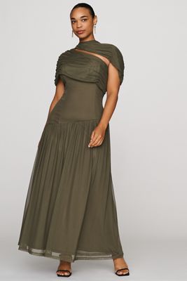 Hutch Pasha Mesh Maxi Dress