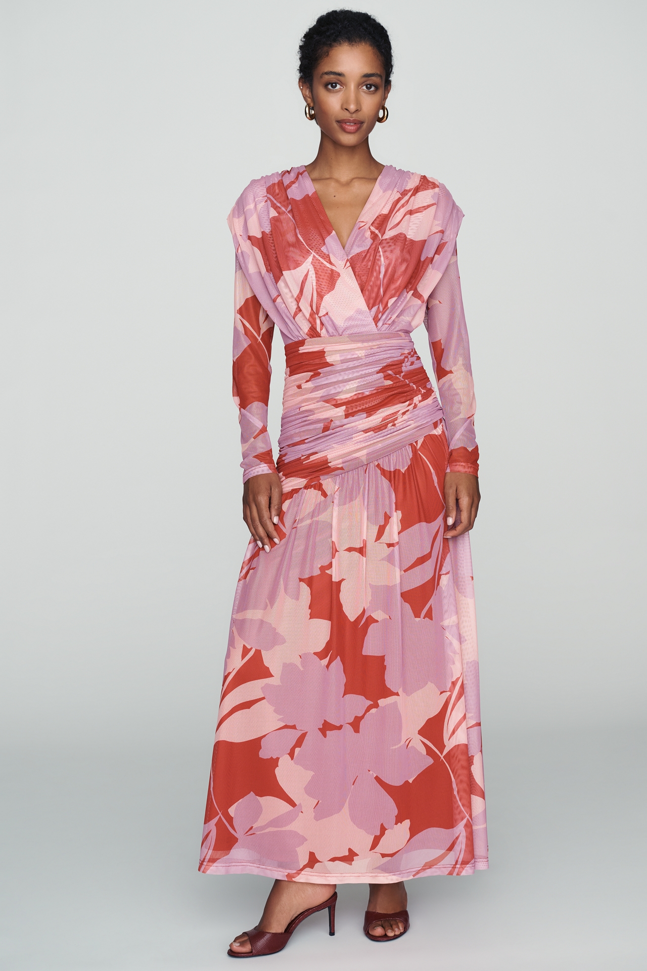 Hutch Tyra Long-Sleeve Midi Dress