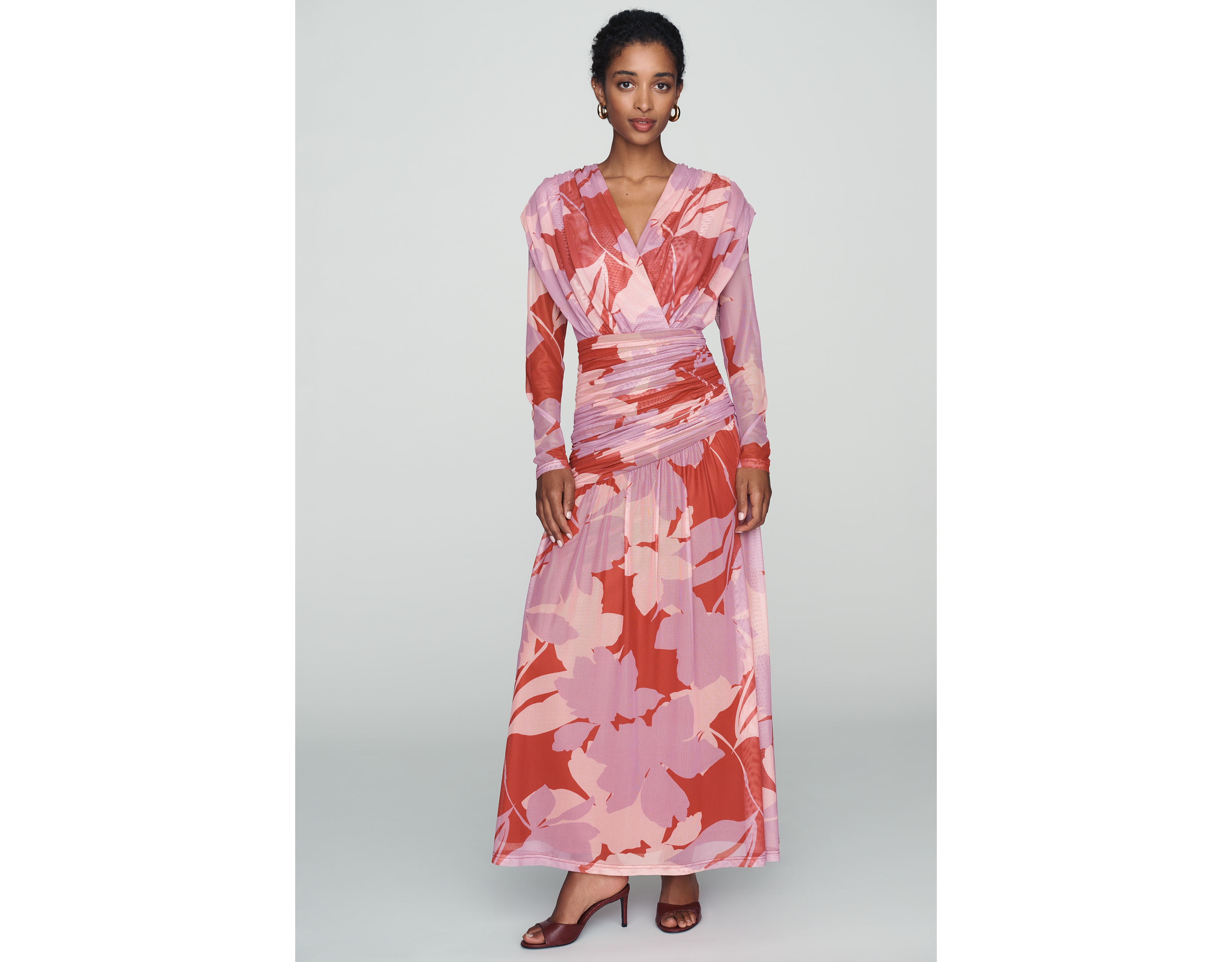Hutch Tyra Long-Sleeve Midi Dress