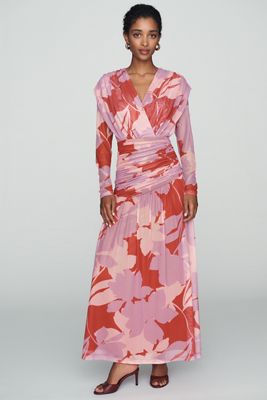 Hutch Tyra Long-Sleeve Midi Dress
