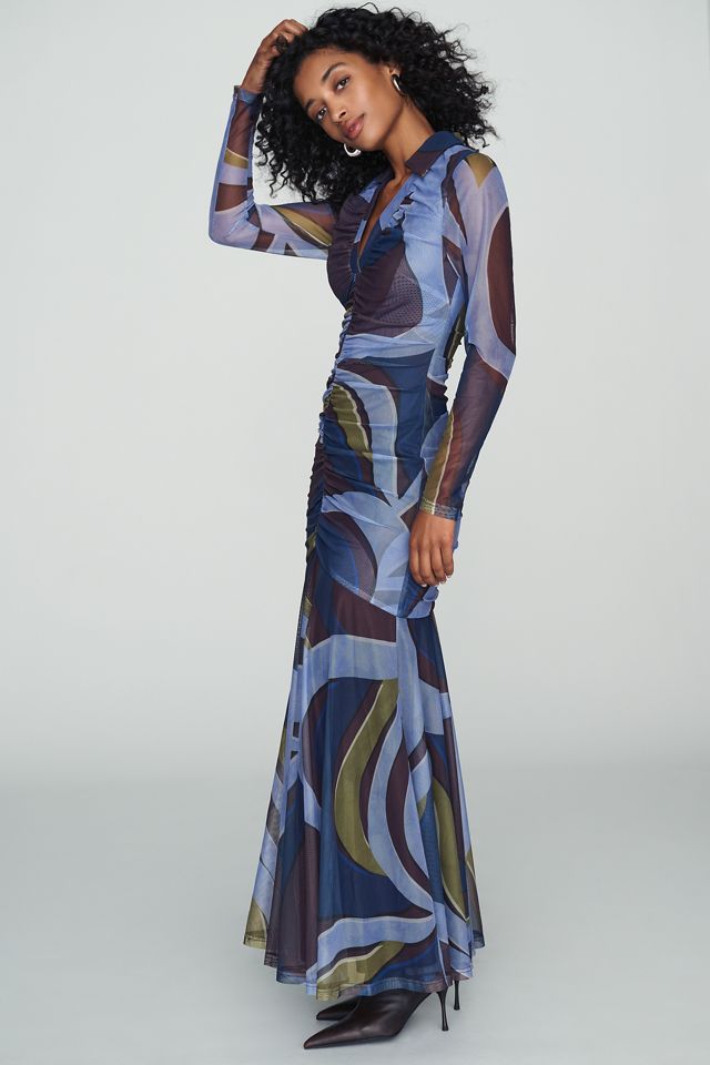 Hutch Gael Mesh Maxi Dress #3