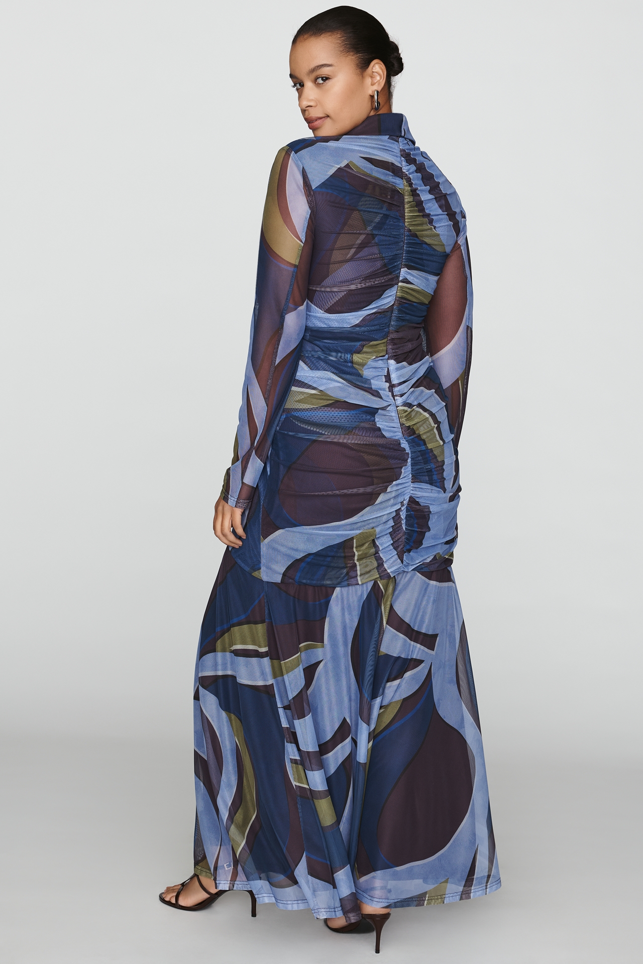 Hutch Gael Mesh Maxi Dress