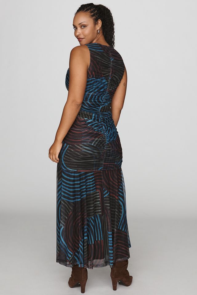 Hutch Julia Brushstroke Maxi Dress #6