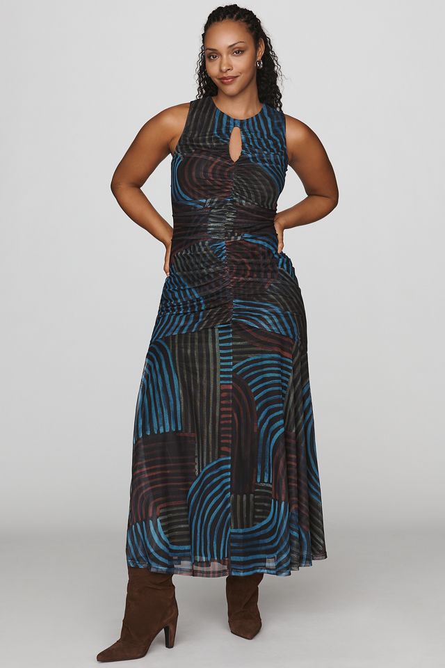 Hutch Julia Brushstroke Maxi Dress #4