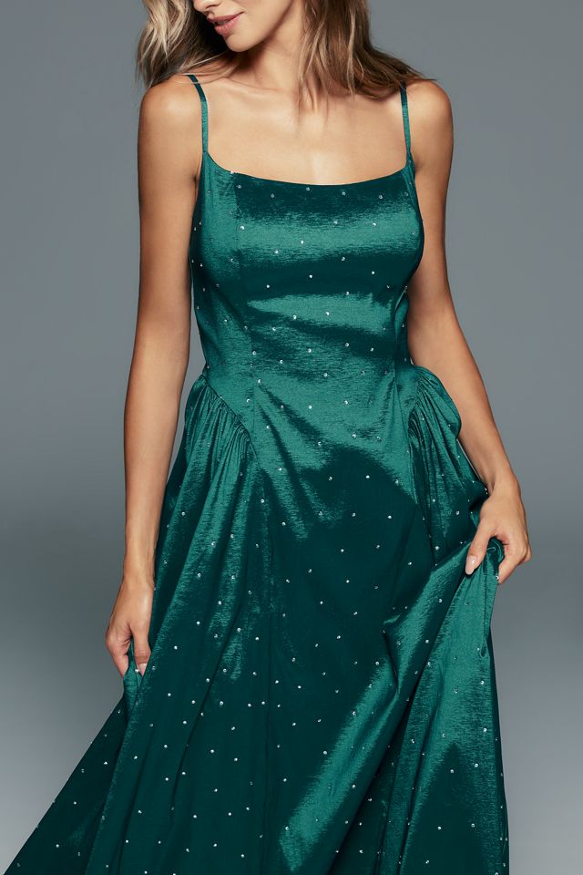 Hutch Cotton Blend Fit-and-Flare Maxi Dress #1
