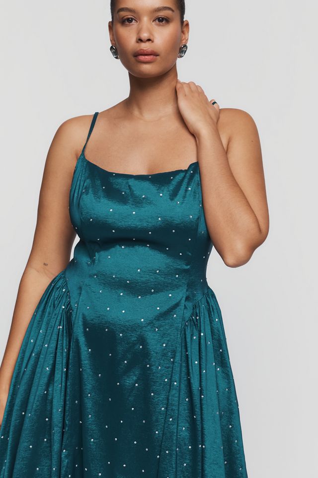Hutch Cotton Blend Fit-and-Flare Maxi Dress #6
