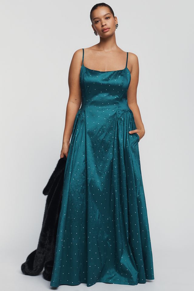 Hutch Cotton Blend Fit-and-Flare Maxi Dress #5
