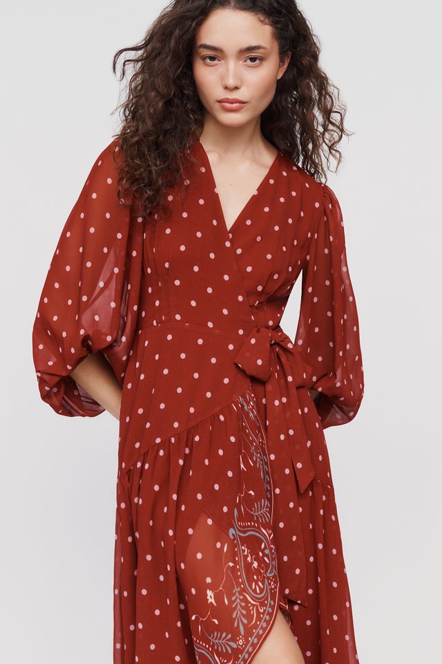 Hutch Wrap Midi Dress #1