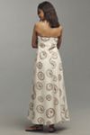 KIVARI Ciao Linen Blend Strapless Slip Maxi Dress