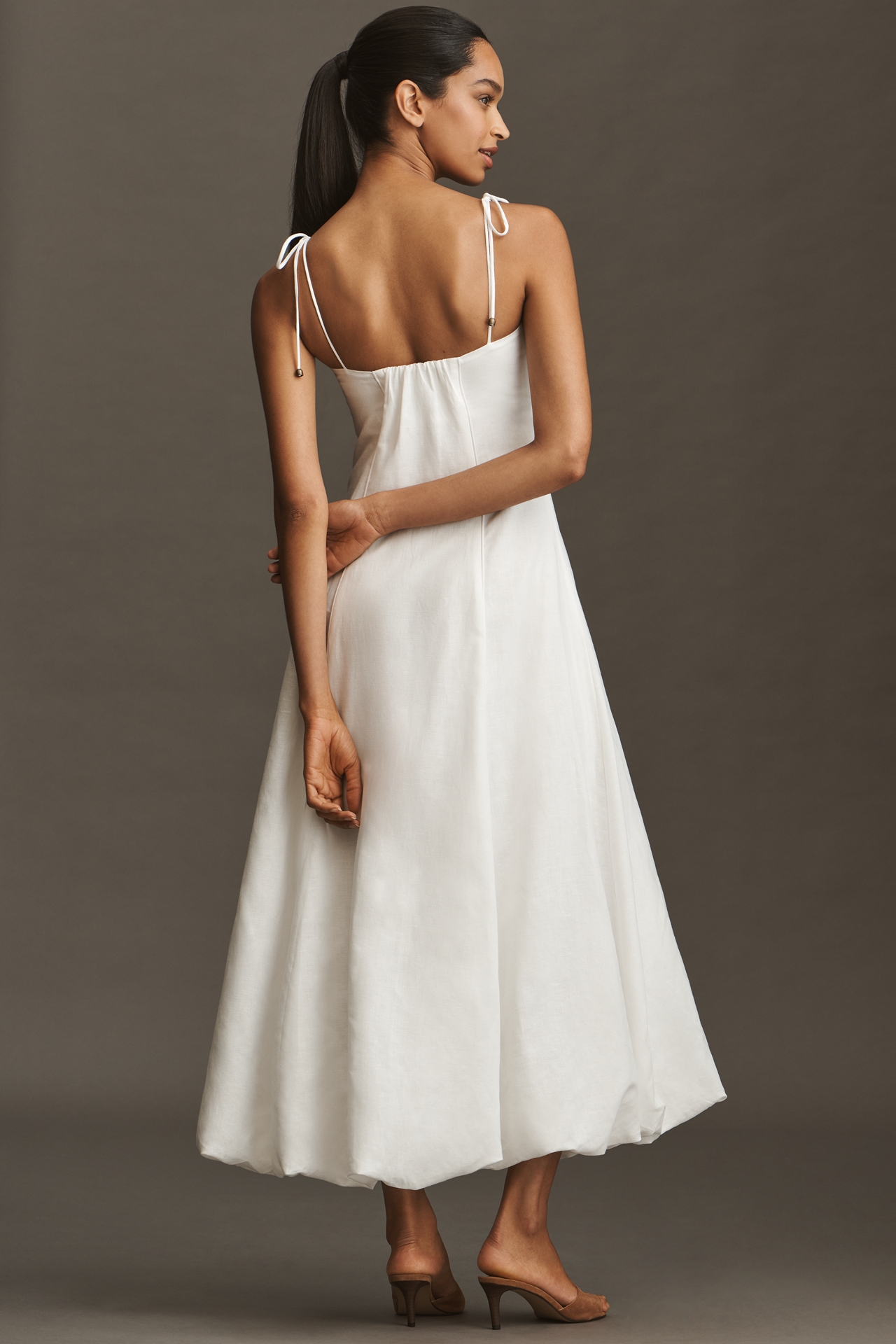 KIVARI Sylvia Sleeveless Bubble Maxi Dress