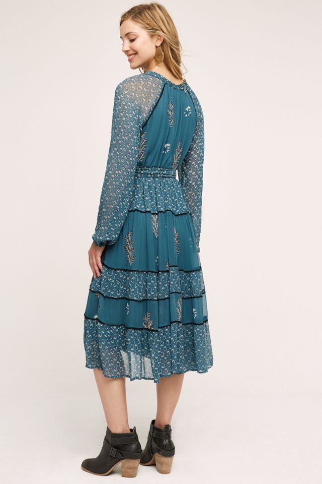 Eliza Tiered Peasant Dress | Anthropologie