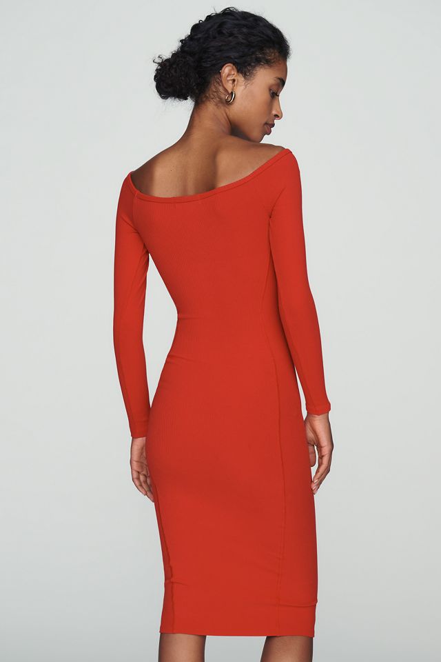 Fleur Du Mal Off-Shoulder Midi Dress #2