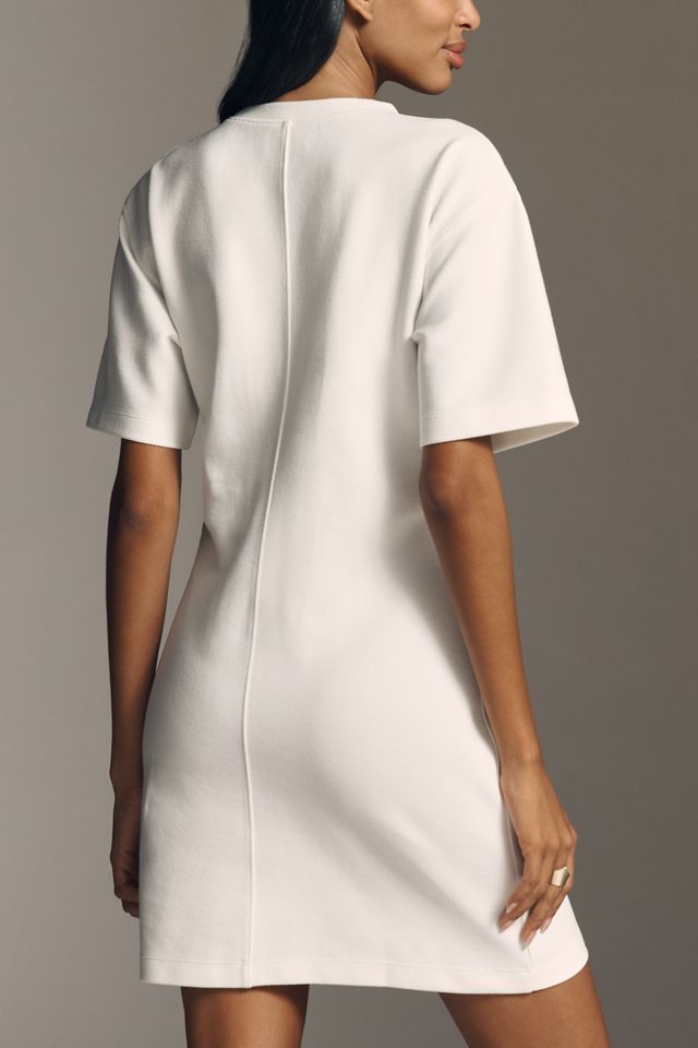 T-Shirt Shift Dress by Anthropologie in White, Size: XS