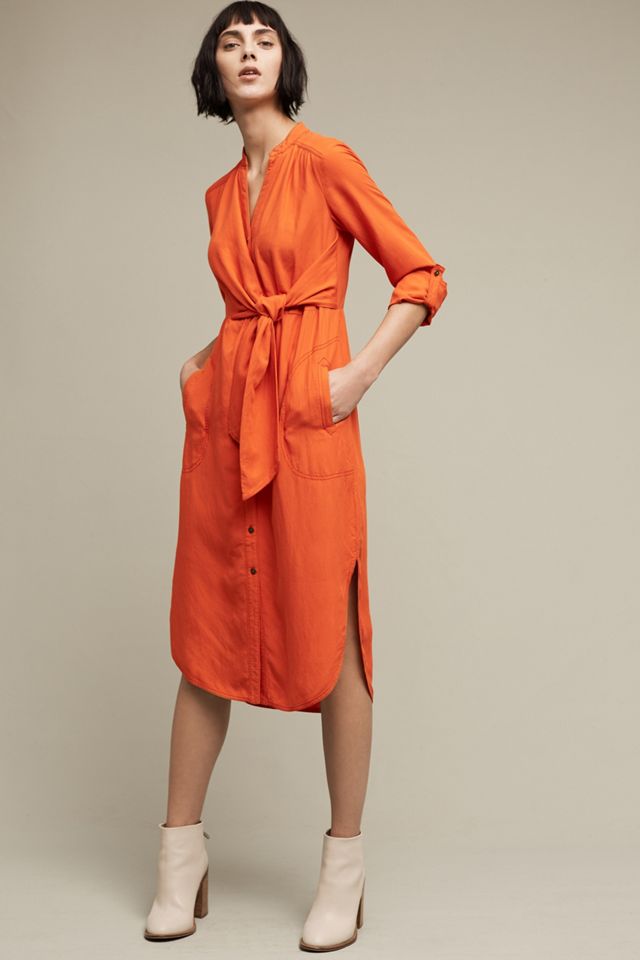 Tied Araceli Shirtdress