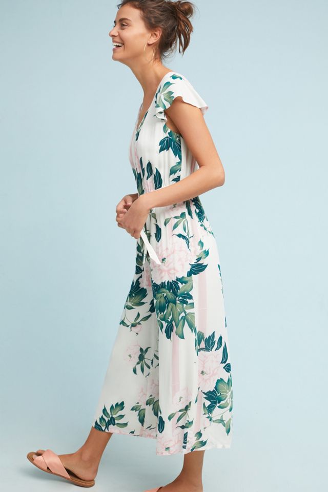 Carson Flutter-Sleeve Jumpsuit #2