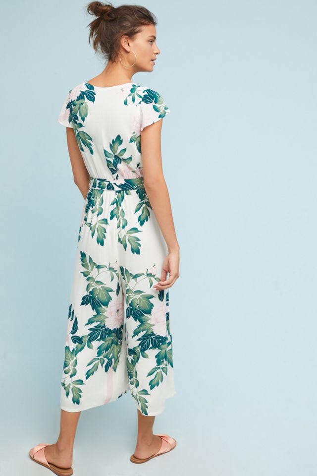 Carson Flutter-Sleeve Jumpsuit #3