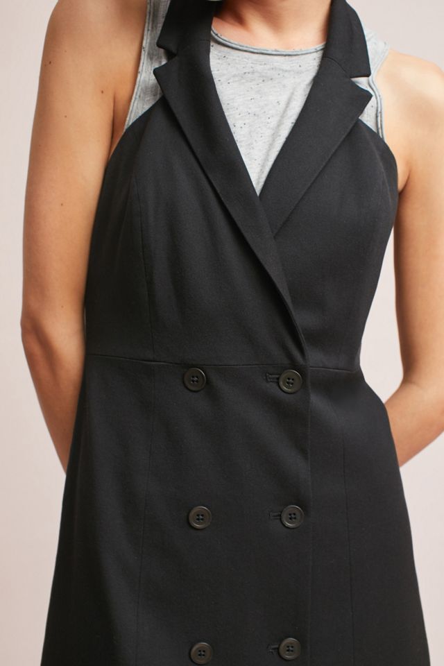 Double-Buttoned Blazer Dress #3