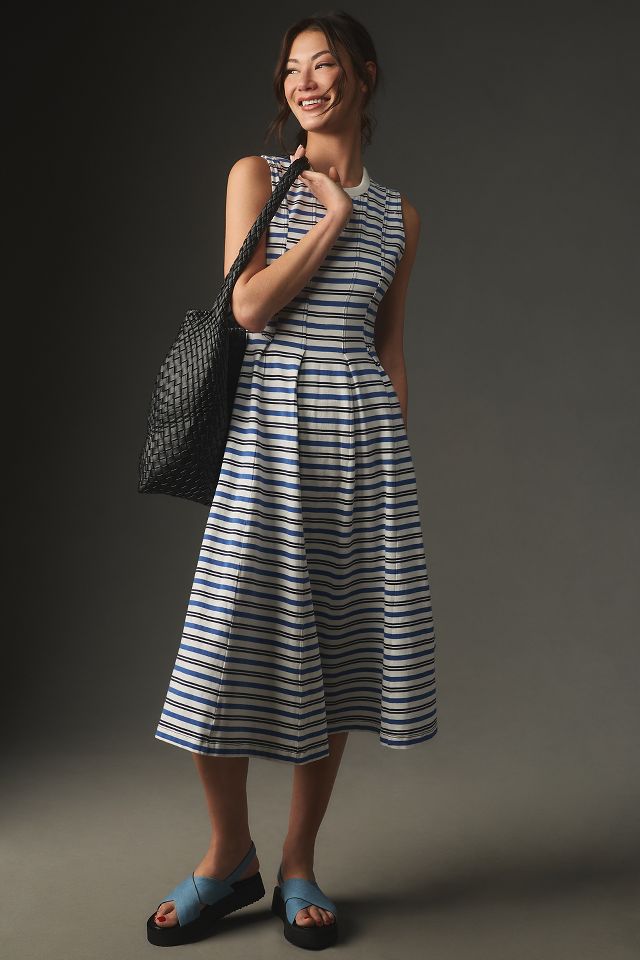 Anthropologie striped outlet dress