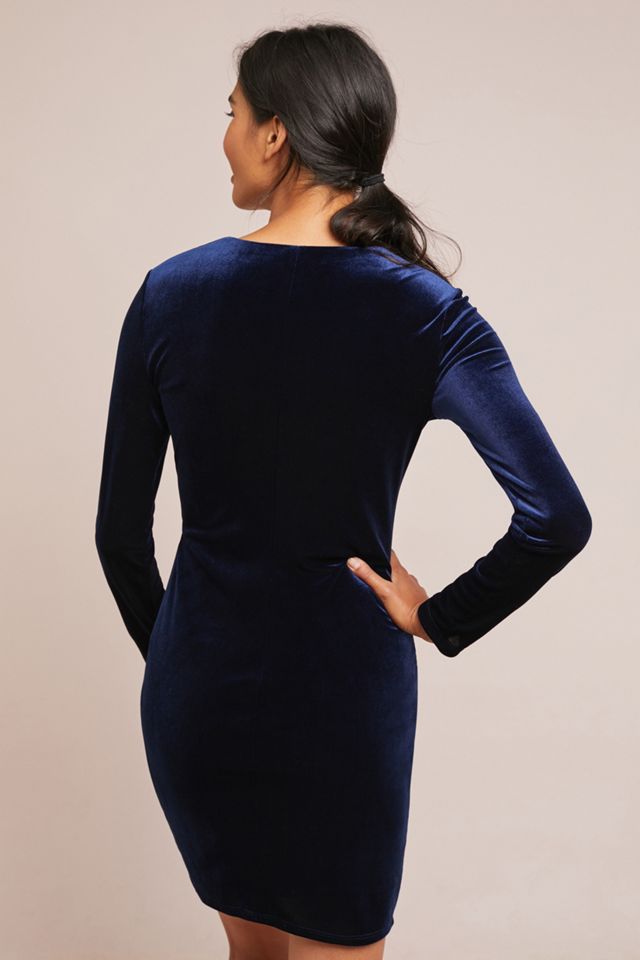 Knotted Velvet Dress #1