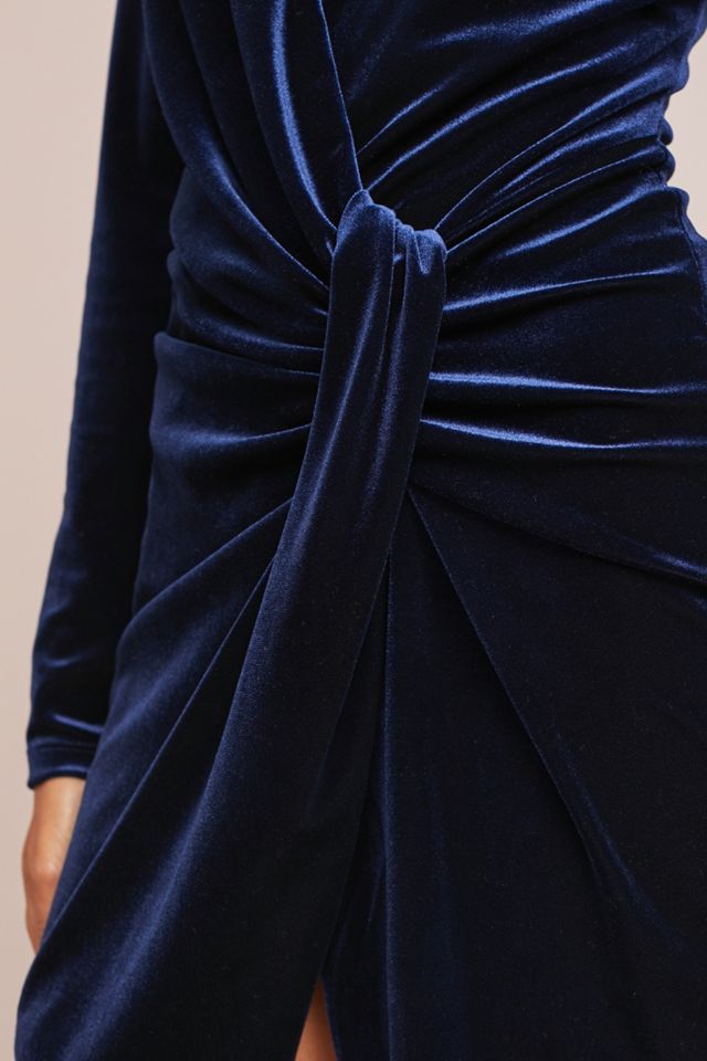 Knotted Velvet Dress #2