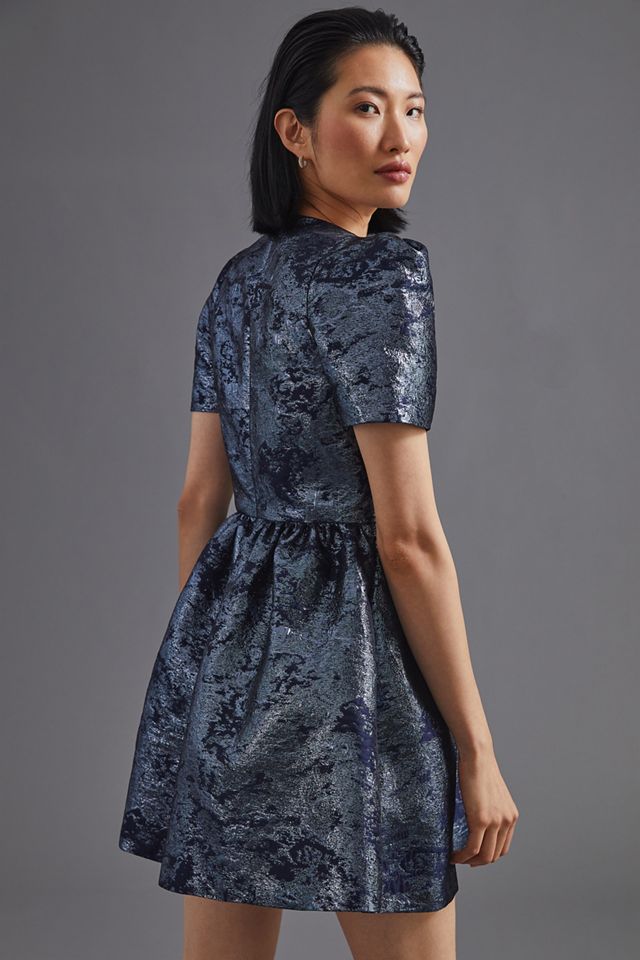 Aurelia Metallique Mini Grove Dress