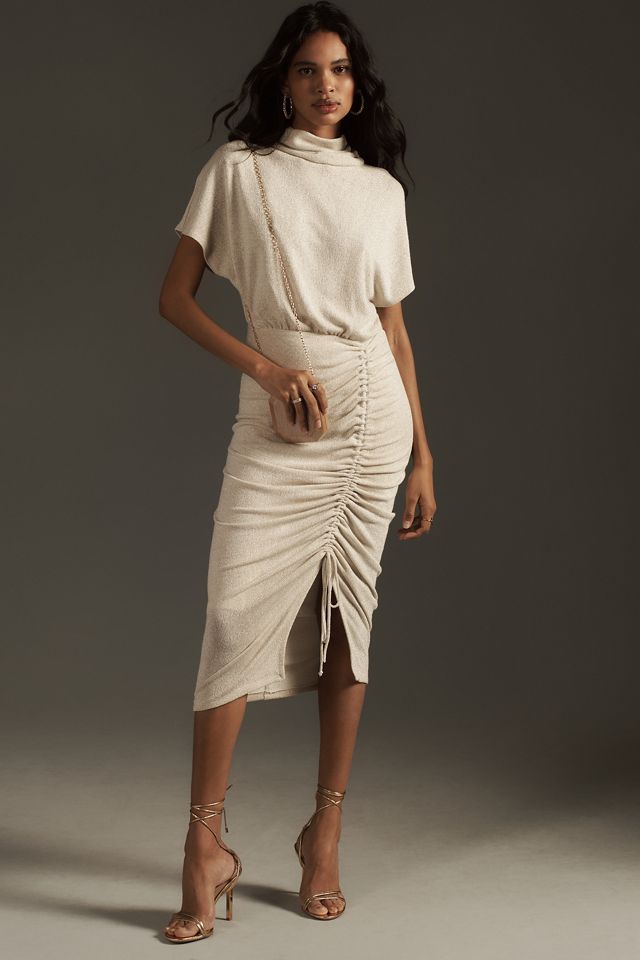 Black Halo Iliana Ruched Sheath Dress #3