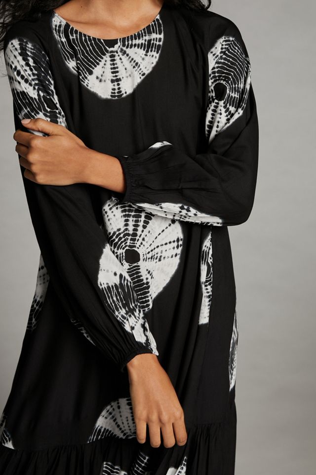 NORBLACK NORWHITE Ayana Maxikleid #1