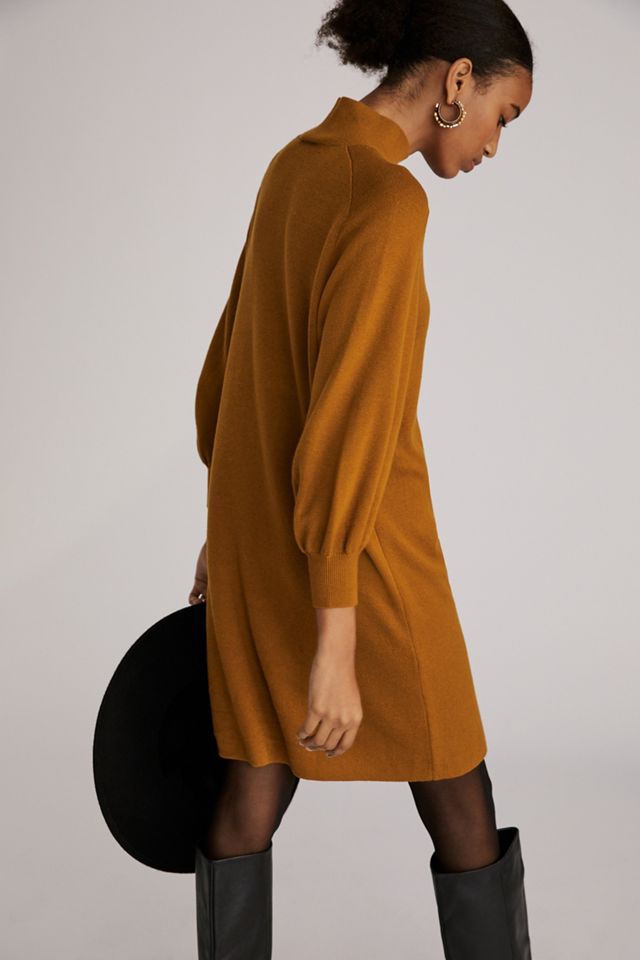 Maeve Mock Neck Sweater Tunic Dress #2