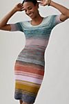Space-Dyed Knit Midi Dress