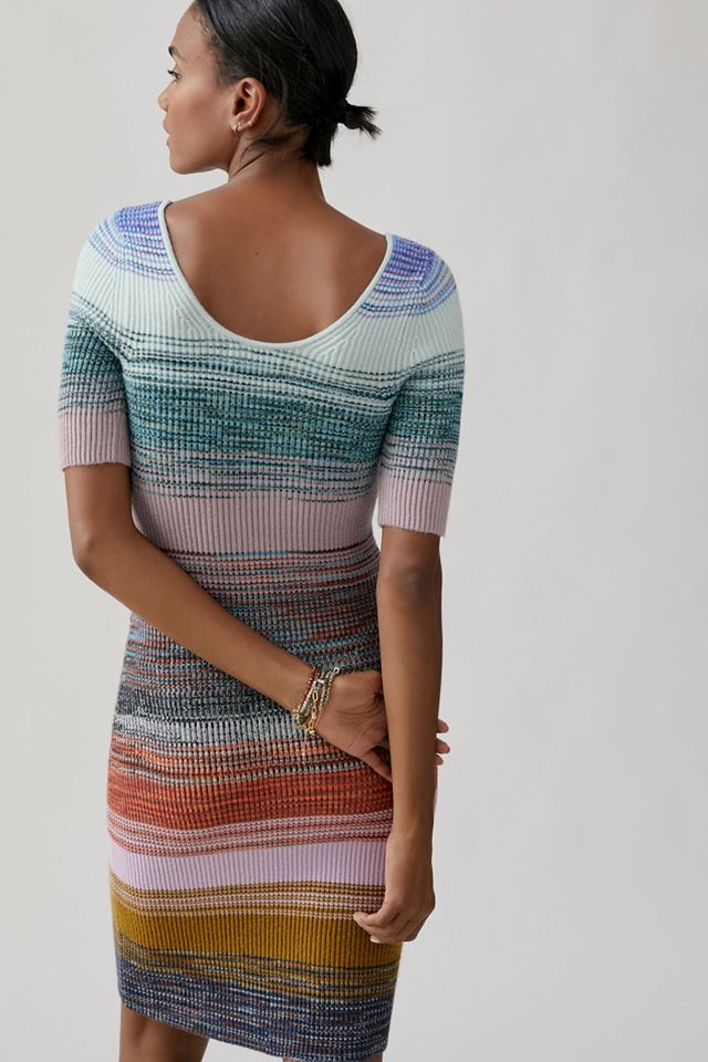 Space-Dyed Knit Midi Dress #2