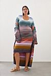 Space-Dyed Knit Midi Dress #7