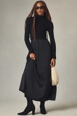La Robe Pull Maxi Col Montant Thea Mockable