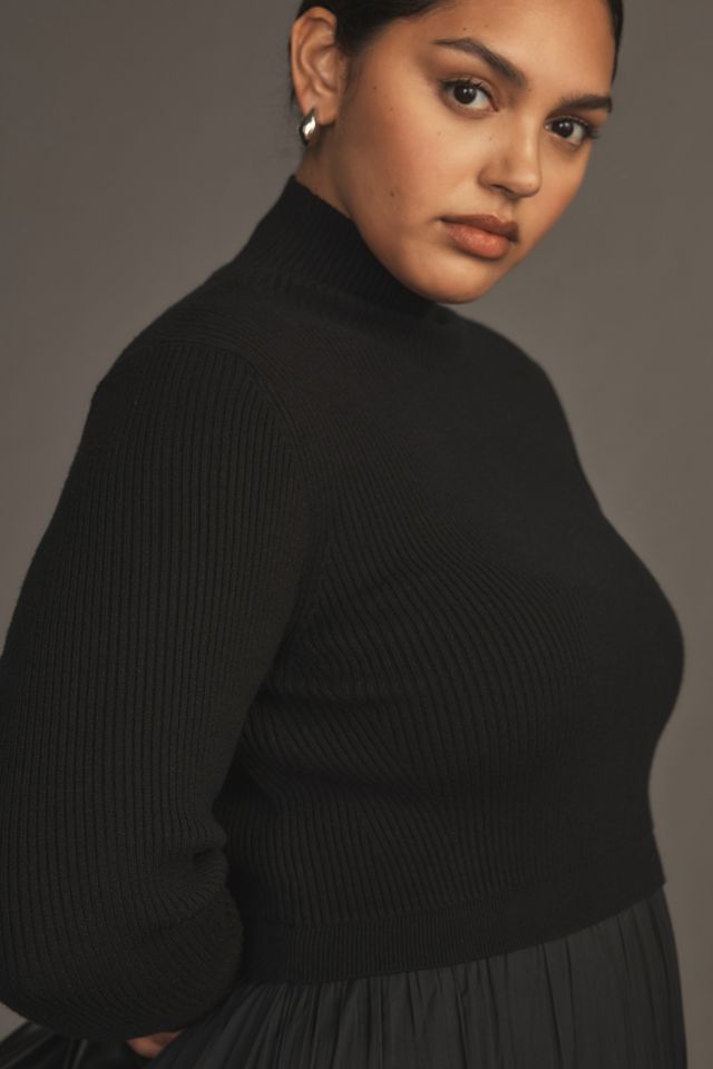 The Thea Long-Sleeve Twofer Maxi Dress #6