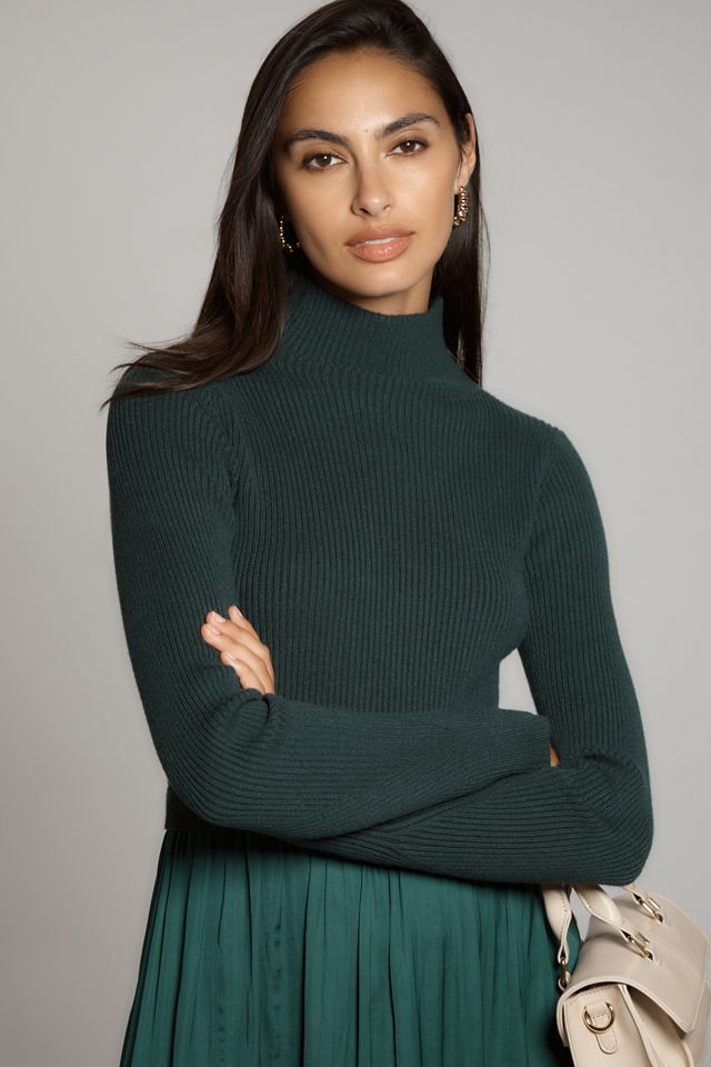 The Thea High-Neck Mockable Maxi Jumper Dress #2