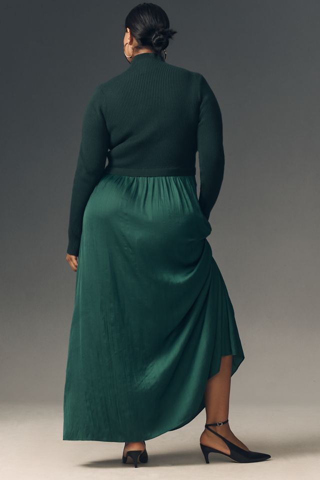The Thea High-Neck Mockable Maxi Jumper Dress #5