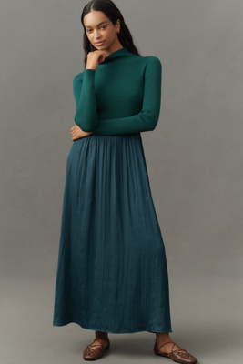 The Thea Long-Sleeve Twofer Maxi Dress product page