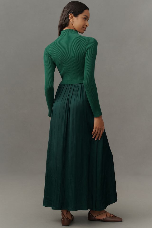 El Vestido Jumper Maxi Thea de Cuello Alto Burlable #1