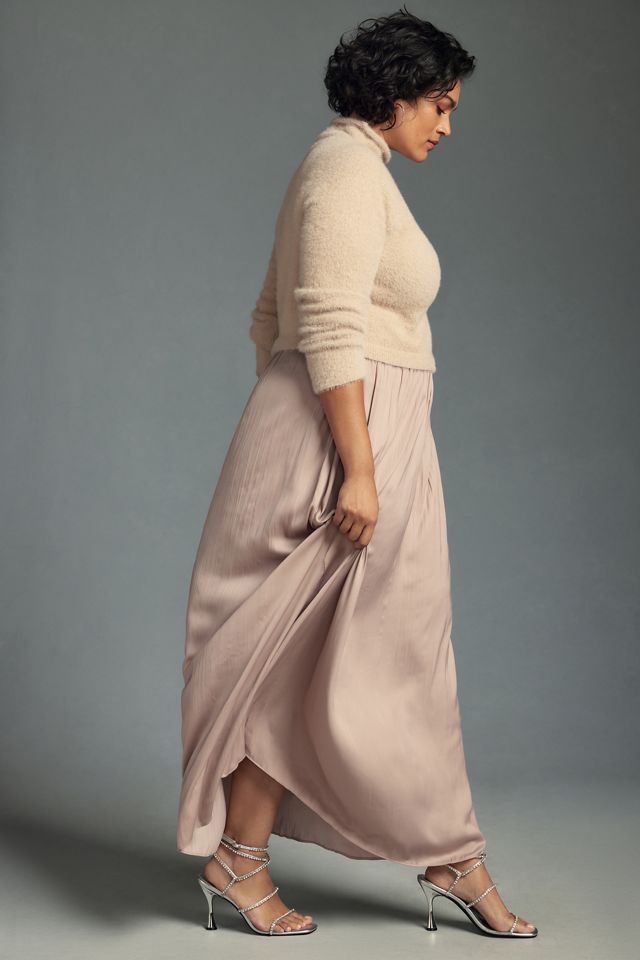 The Thea Long-Sleeve Eyelash Twofer Sweater Dress #6