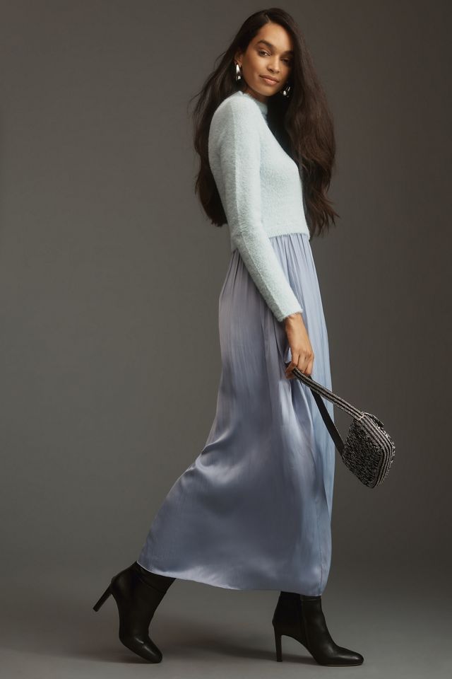 Robe Pull Midi Manche Longue Cils Moquable By Anthropologie #3