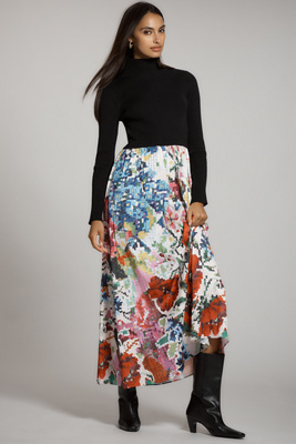 the thea long sleeve half zip maxi dress The Thea Long-Sleeve Half-Zip Maxi Dress