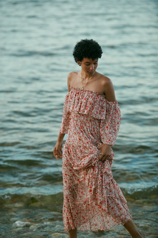 Gabrielle Off-The-Shoulder Maxi Dress | Anthropologie