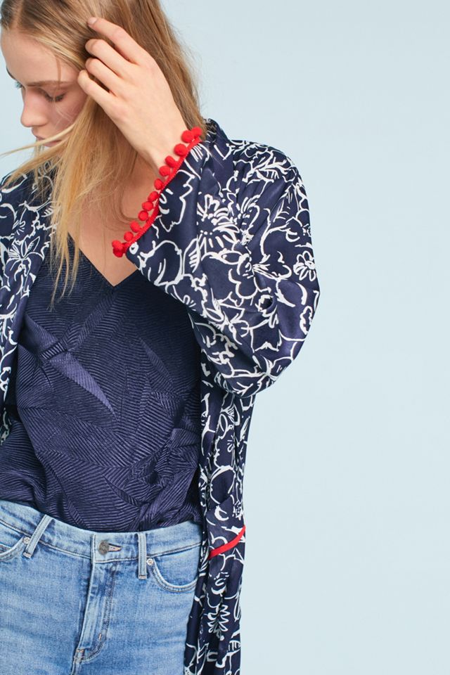 Azores Tasseled Wrap Kimono #1