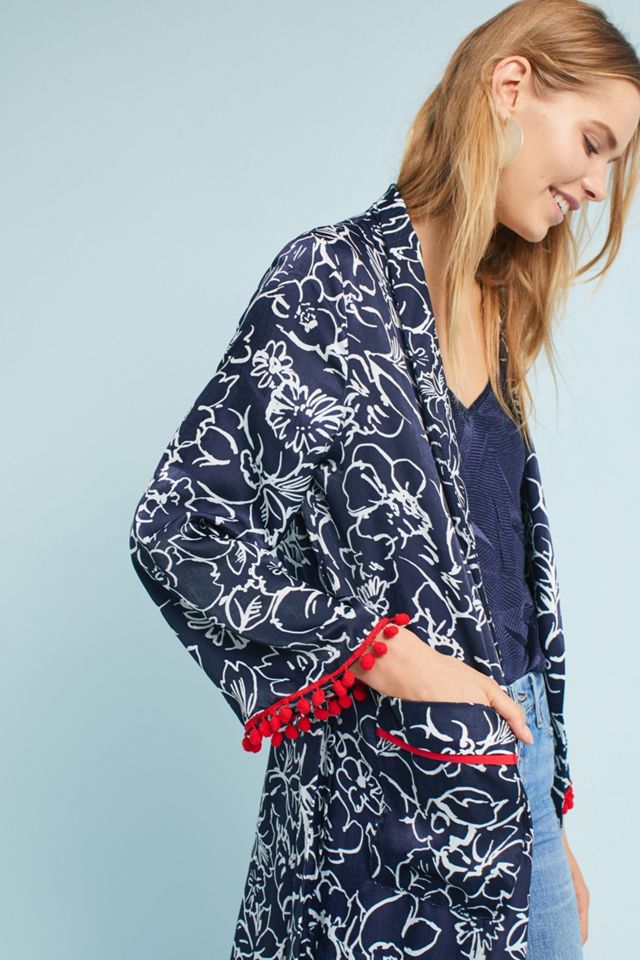 Azores Tasseled Wrap Kimono #2