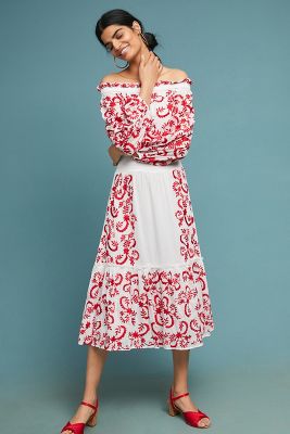 lilou embroidered dress