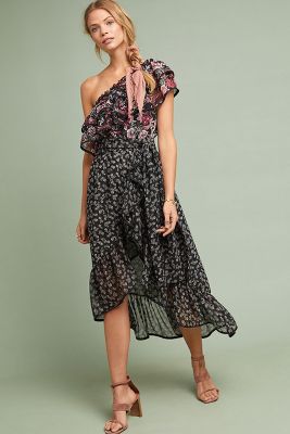 Sandra One-Shoulder Dress | Anthropologie