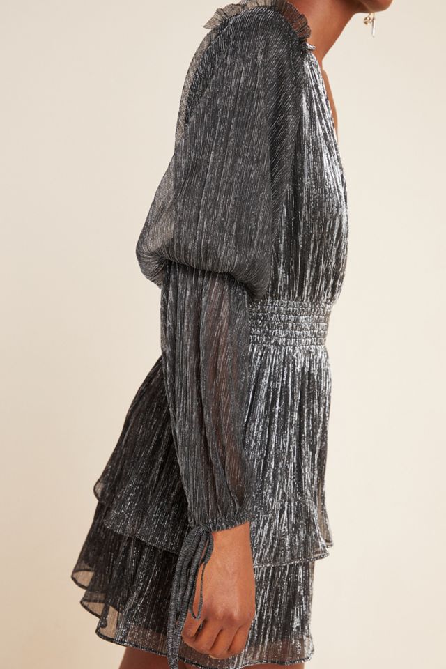 Lisi Smocked Metallic Mini Dress #2